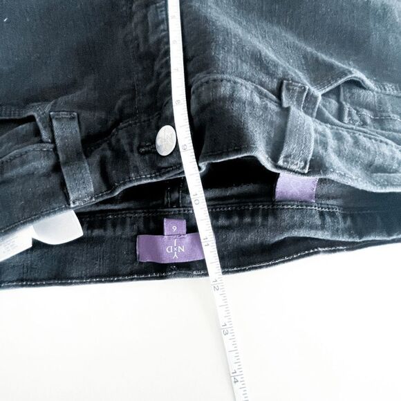 NYDJ Womens Denim Jeans Flared Boot Cut Dark Blue Size 6 - Picture 9 of 10